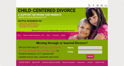 Desktop Screenshot of childcentereddivorce.com
